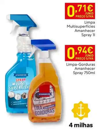 Amanhecer limpa multisuperfícies spray