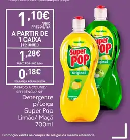 Recheio Detergente p/Loiça Super Pop promoção