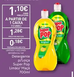 Recheio Detergente p/Loiça Super Pop promoção