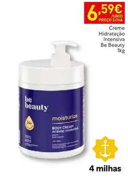 Recheio be beauty creme hidratação intensiva promoção