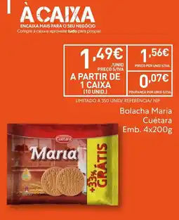 Recheio Bolacha maria cuétara promoção