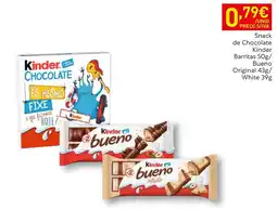 Recheio Kinder chocolate promoção