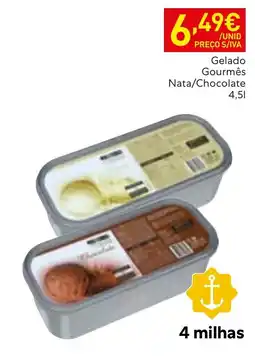 Recheio Gelado Gourmês Nata/Chocolate promoção