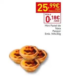 Recheio Mini Pastel de Nata Panpor promoção