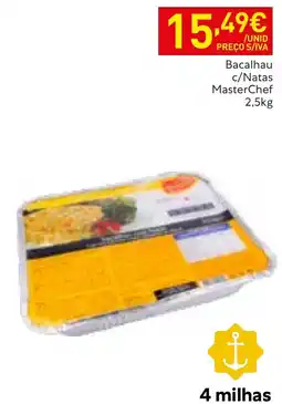 Recheio Bacalhau c/Natas MasterChef promoção