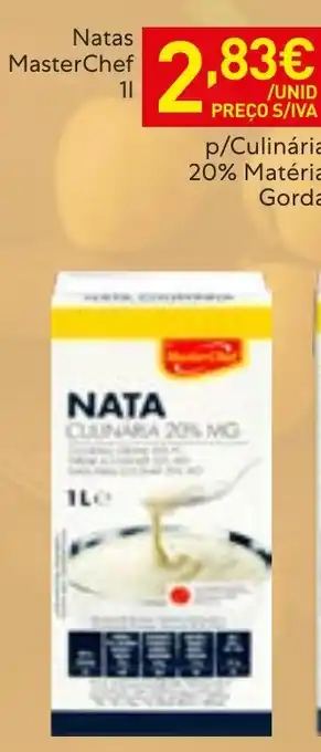 Recheio Natas MasterChef promoção