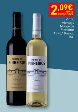 Recheio Vinho Alentejo Monte de Pinheiros promoção
