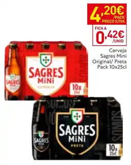 Recheio Sagres mini promoção