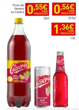 Recheio Tinto de Verano La Casera promoção