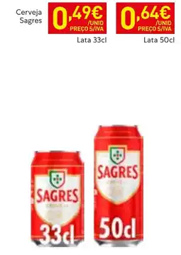 Recheio Cerveja Sagres promoção