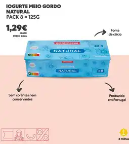 Recheio Iogurte meio gordo natural amanhecer promoção