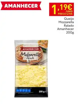 Recheio Queijo mozzarella ralado amanhecer promoção