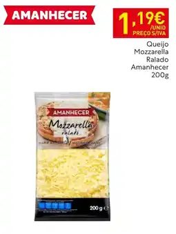 Recheio Queijo mozzarella ralado amanhecer promoção