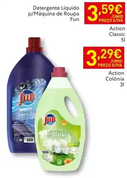 Recheio Detergente líquido p/máquina de roupa fun action classic promoção