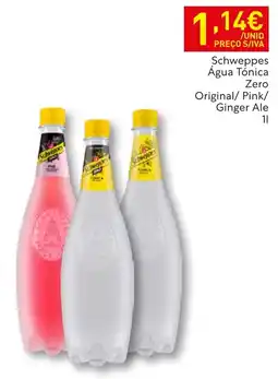 Recheio schweppes água tônica zero original/ pink/ ginger ale promoção
