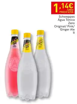 Recheio Schweppes Água Tónica Zero promoção