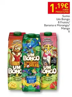 Recheio Sumo Um Bongo promoção