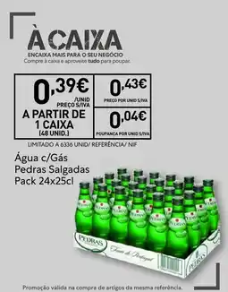 Recheio Água c/Gás Pedras Salgadas promoção