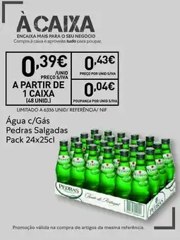 Recheio Água c/Gás Pedras Salgadas promoção