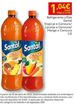 Recheio Refrigerante s/Gás Santal promoção