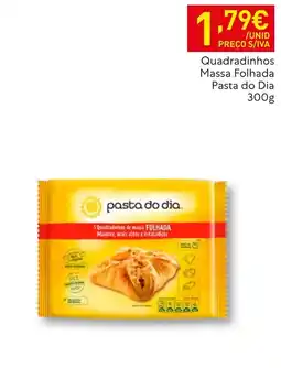 Recheio pasta do dia quadradinhos massa folhada promoção