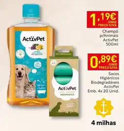 Recheio Champô p/Animais ActivPet promoção