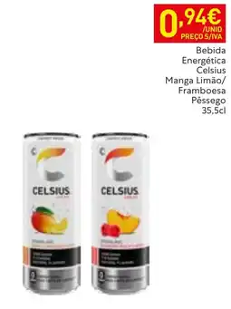 Recheio Bebida Energética Celsius Manga Limão/Framboesa Pêssego promoção