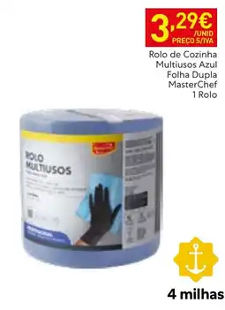 Recheio Rolo de cozinha multiusos azul folha dupla masterchef promoção