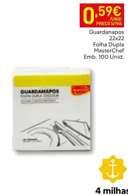 Recheio Guardanapos folha dupla masterchef promoção