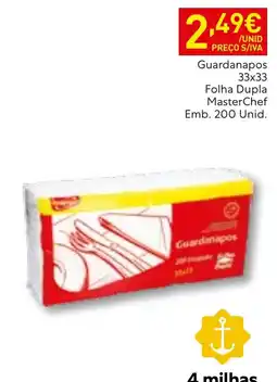 Recheio Guardanapos MasterChef promoção