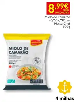 Recheio Miolo de camarão masterchef promoção