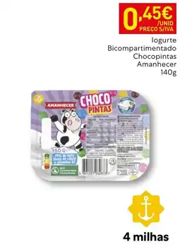Recheio logurte bicompartimentado chocopintas amanhecer promoção