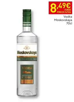 Recheio Vodka Moskovskaya promoção