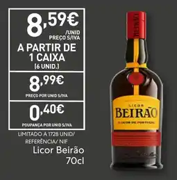 Recheio Licor Beirão promoção