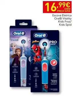 Recheio Escova Eletrica OralB Vitality Kids Froz/Kids Spid promoção