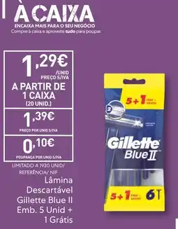 Recheio Lâmina Descartável Gillette Blue II promoção