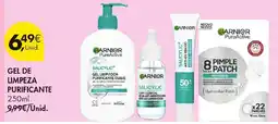 Pingo Doce Garnier gel de limpeza purificante promoção