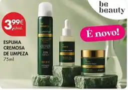 Pingo Doce be beauty espuma cremosa de limpeza promoção