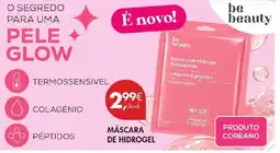 Pingo Doce Máscara de hidrogel be beauty promoção