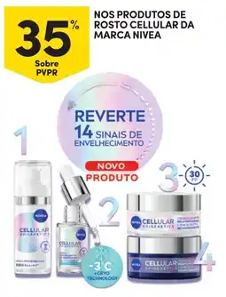 Continente Nos produtos de rosto cellular da marca nivea promoção