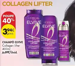 Pingo Doce L'oreal paris elvive collagen lifter promoção