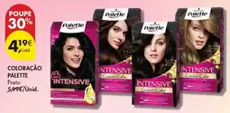Pingo Doce Palette Coloração Intensive Creme Color Permanente Preto promoção