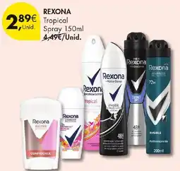 Pingo Doce rexona tropical spray promoção