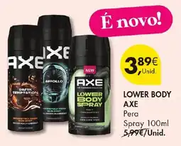 Pingo Doce axe lower body spray pera promoção