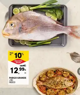 Continente Pargo grande fresco promoção