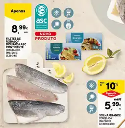 Continente Filetes de robalo/dourada asc continente promoção