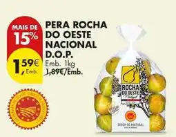 Pingo Doce Nacional - pera rocha do oeste d.o.p promoção