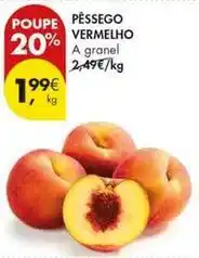 Pingo Doce A+ - pêssego vermelho promoção