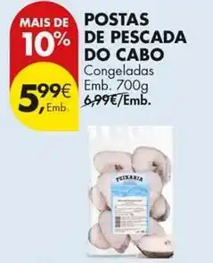 Pingo Doce Postas de pescada do cabo promoção