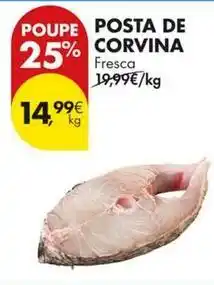 Pingo Doce Posta de corvina promoção